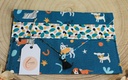 Protection carnet de santé Chien, écailles, vert, orange
